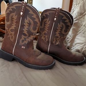 Justin "Gypsy" cowgirl boots, size Womens 10B